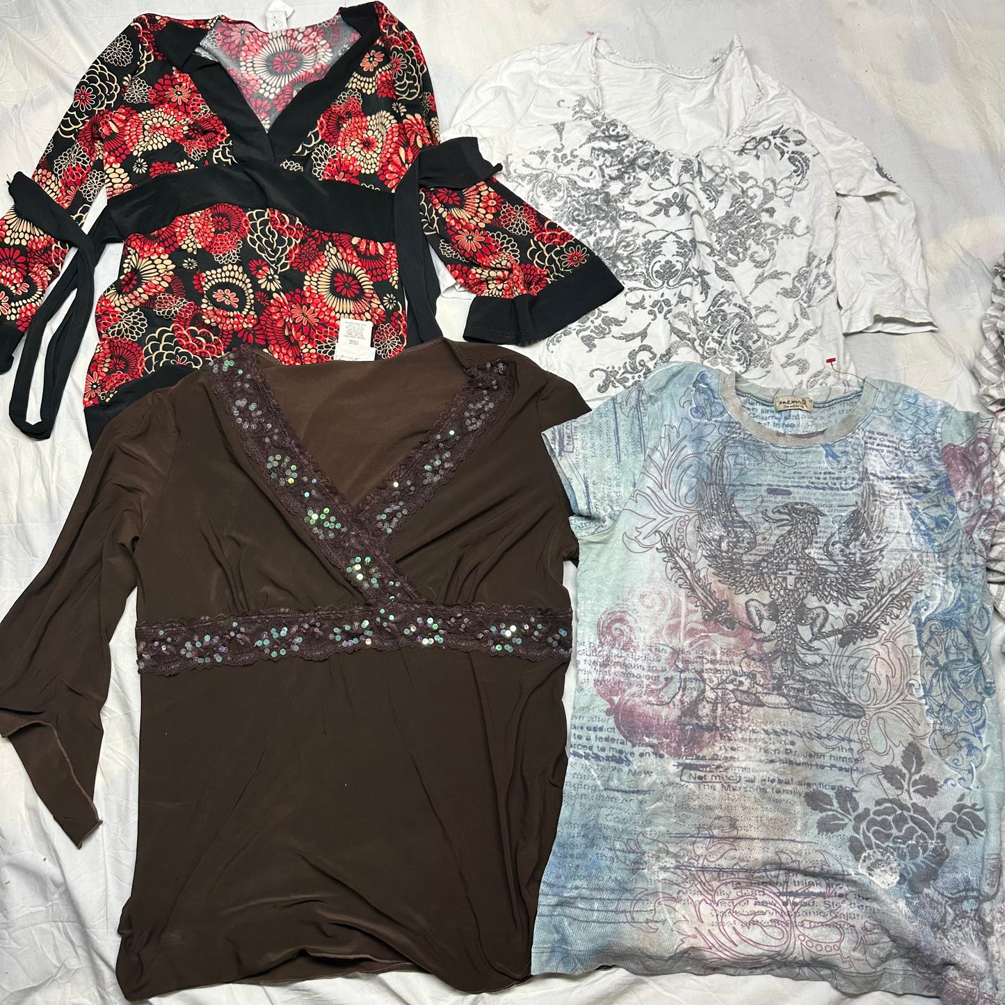 Y2K LONG SLEEVE TOPS (GRADE A/B) 25 PC