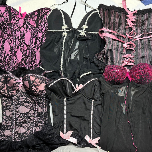 10 PC GRUNGE COQUETTE CORSET BUNDLE (A GRADE)